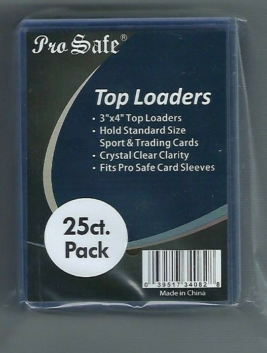 100 Pro Safe 3x4 Sports Card Toploaders & 100 Pro Safe Sleeves