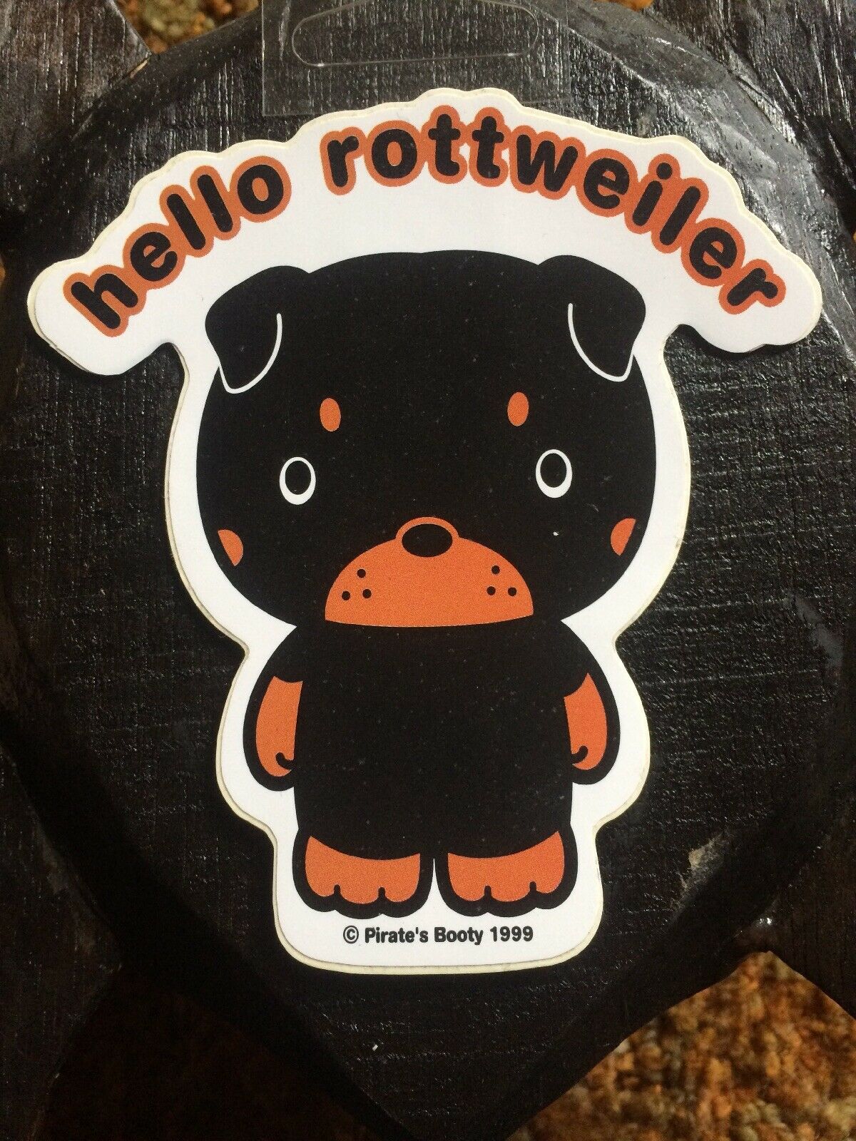 Hello Rottweiler Sticker From Hot Topic Htf