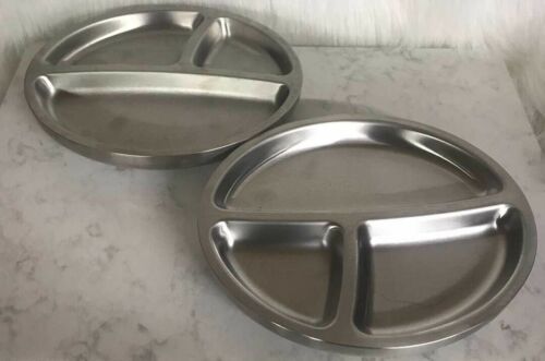 Avanchy Stainless Steel Toddler Plate Set Of 2