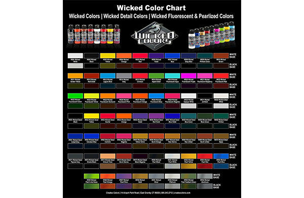 Createx Wicked Colors Waterbased Universal Airbrush Paint 16oz Choose Your Color
