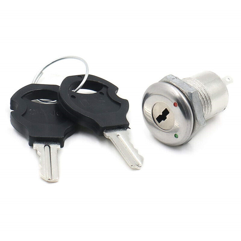 12mm Electronic Lock 2 Gear Metal Electronic Lock Switch With Key Ks-01ks-02 Ch