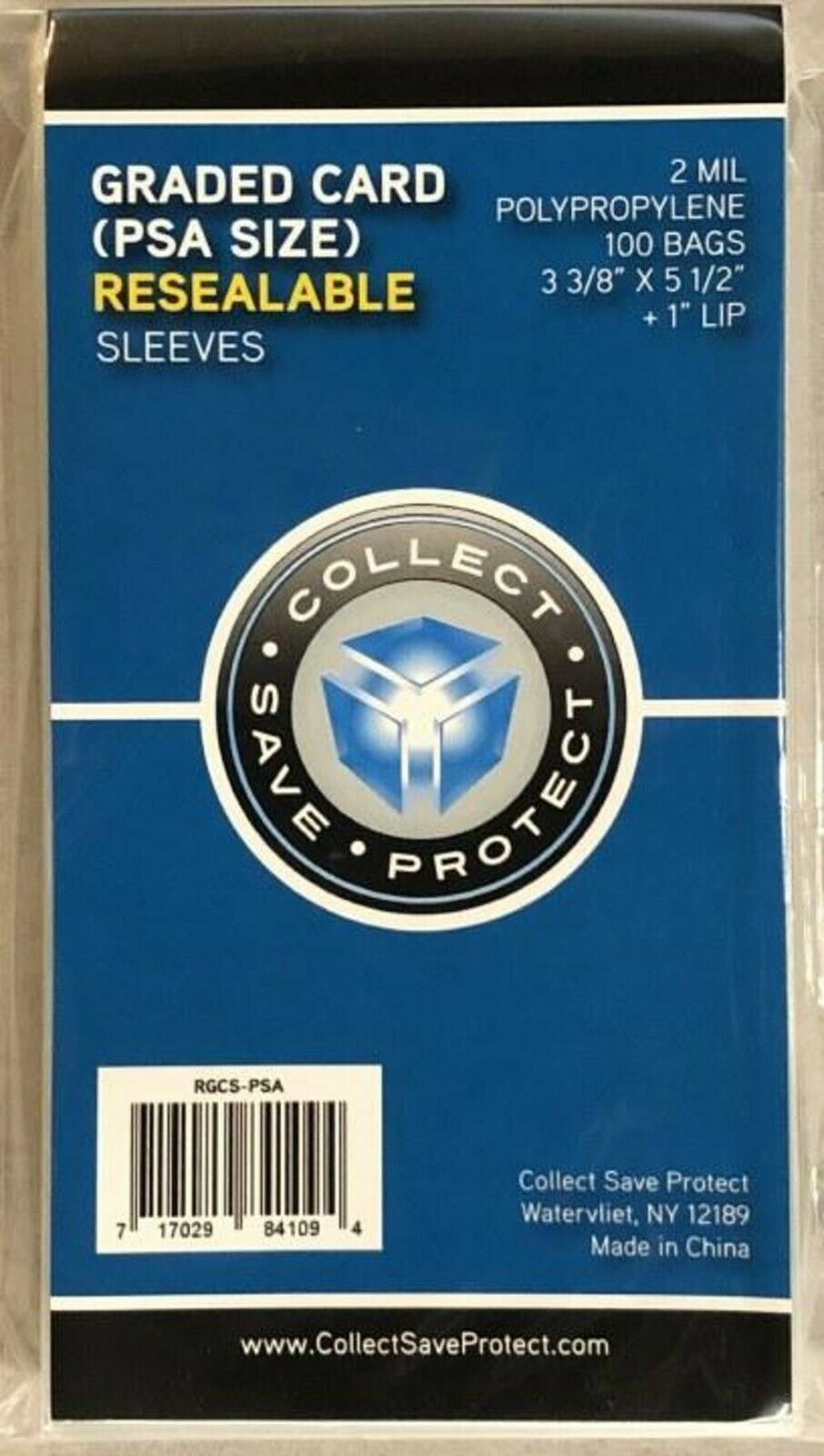 Psa Graded Card Poly Bags 100 Sleeves Snug Fit Psa Skin Tight For Psa Slabs