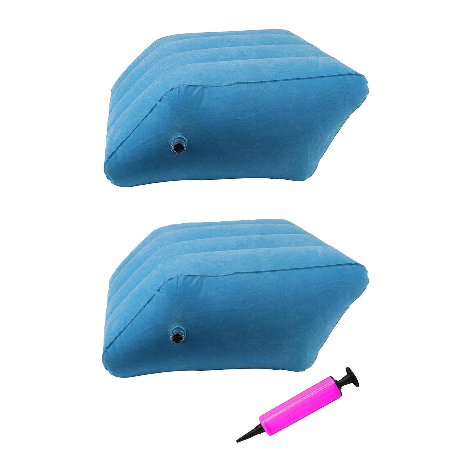 Portable Inflatable Back Leg Knee Rest Pillow Lightweight Bed Cushion Gently